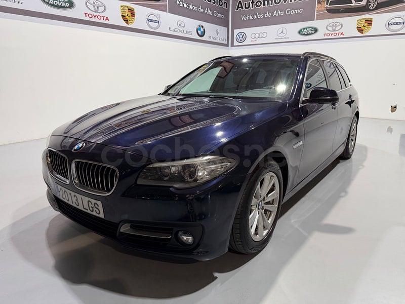 Usado BMW 518 150 CV (110 kW) 2015 Azul Familiar