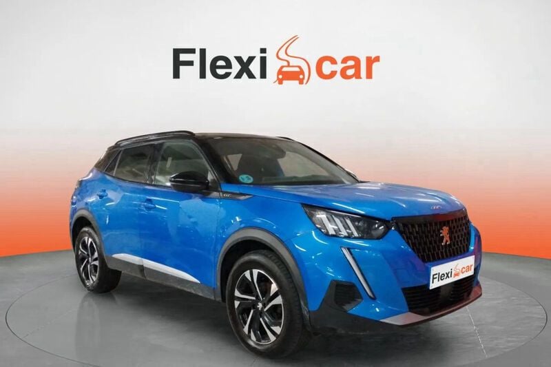 Azul Usado 2023 Peugeot 2008 GT SUV | 17.390 € (Buen precio) - Imagen 1/4