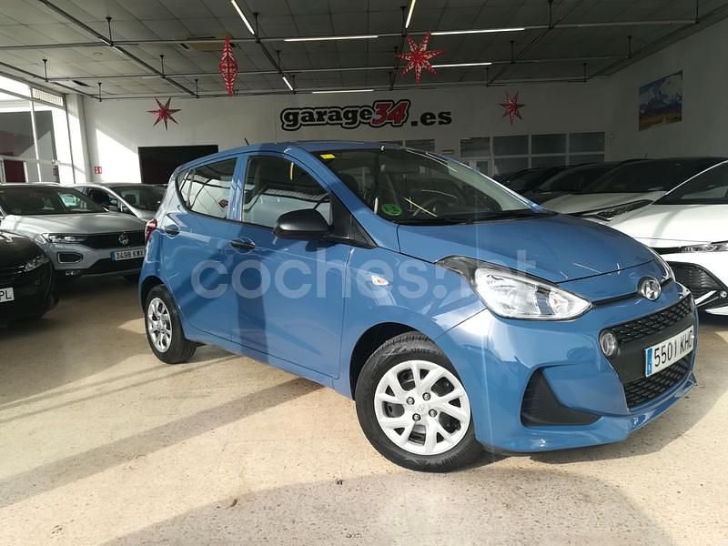 Azul Usado 2018 Hyundai i10 GO! Utilitario | 8900 € (Precio justo) - Imagen 1/4