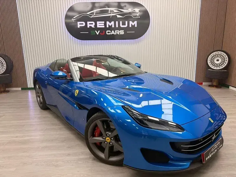 Usado Ferrari Portofino 600 CV (441 kW) 2020 Azul Descapotable