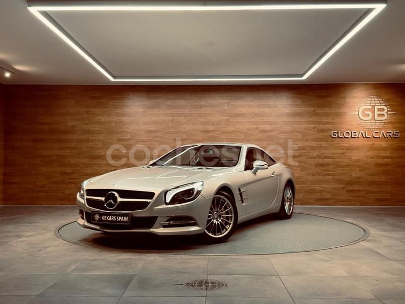 Gris / plata Usado 2012 Mercedes SL350 Edition 1 Descapotable | 39.990 € (Precio justo) - Imagen 1/4