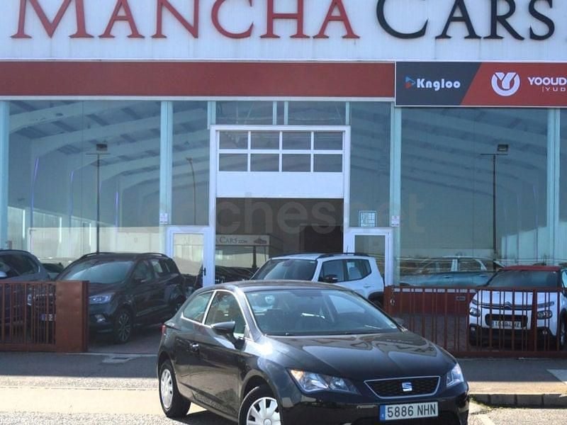 Usado Seat Leon CONNECT 110 CV (80 kW) 2015 Negro Berlina