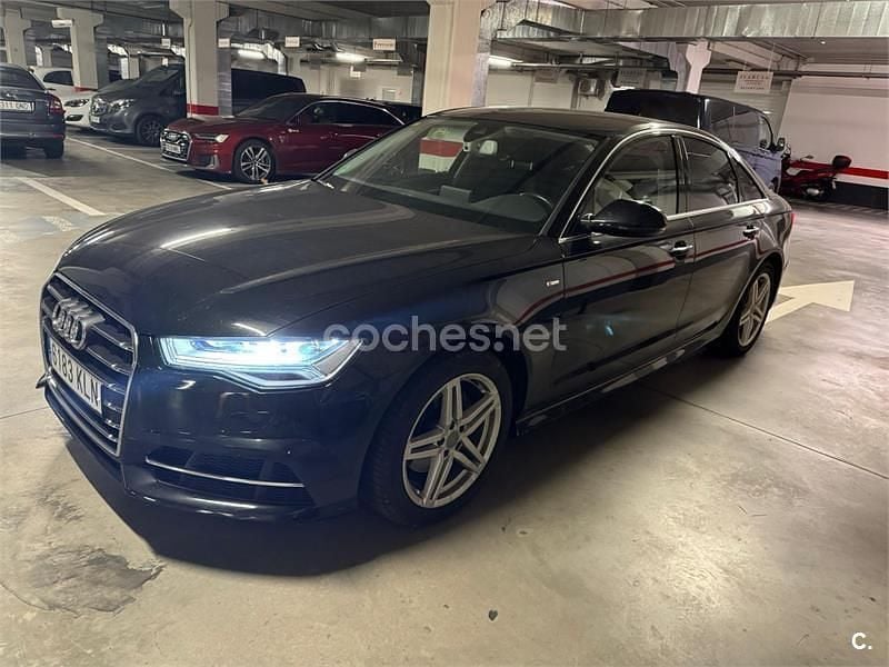 Begagnad Audi A6 S-Line 190 HK (139 kW) 2018 Svart Sedan