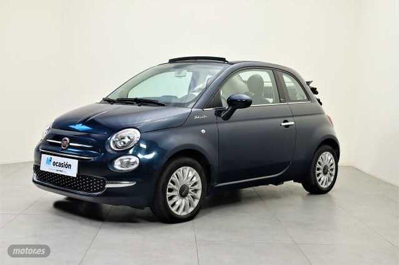 Usado Fiat 500C Dolcevita 69 CV (50 kW) 2021 Azul Descapotable