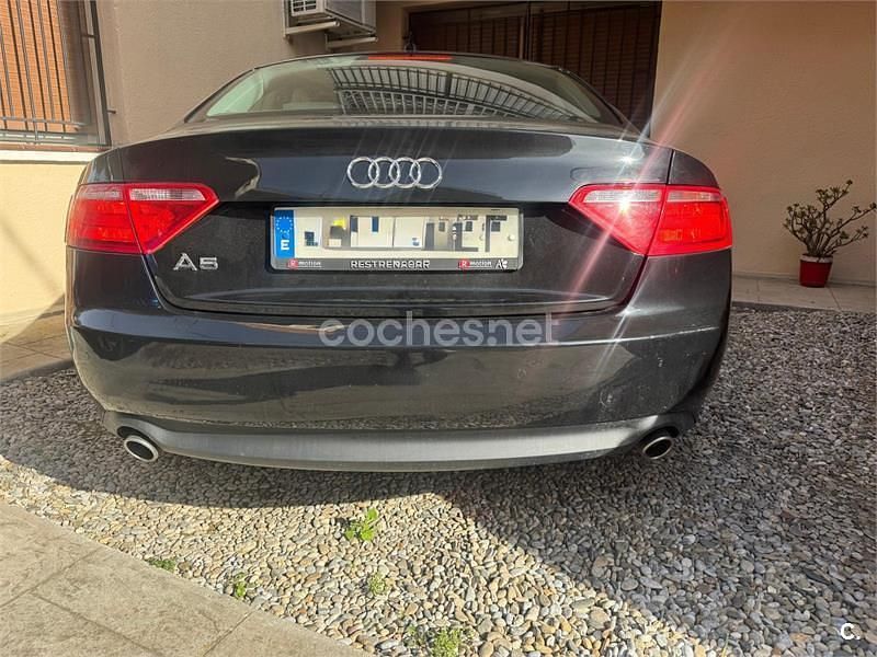 Usado Audi A5 190 CV (139 kW) 2009 Negro Coupe