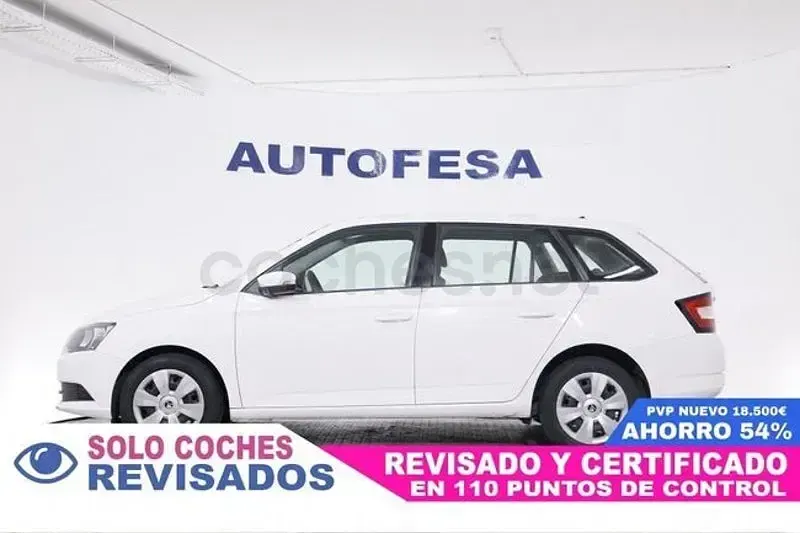 Usado Skoda Fabia Active 75 CV (55 kW) 2018 Blanco Familiar