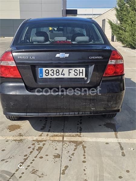 Usado Chevrolet Aveo LS 94 CV (69 kW) 2007 Negro Berlina