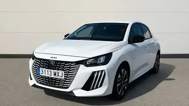 Usado Peugeot 208 Allure 100 CV (73 kW) 2024 Blanco Utilitario