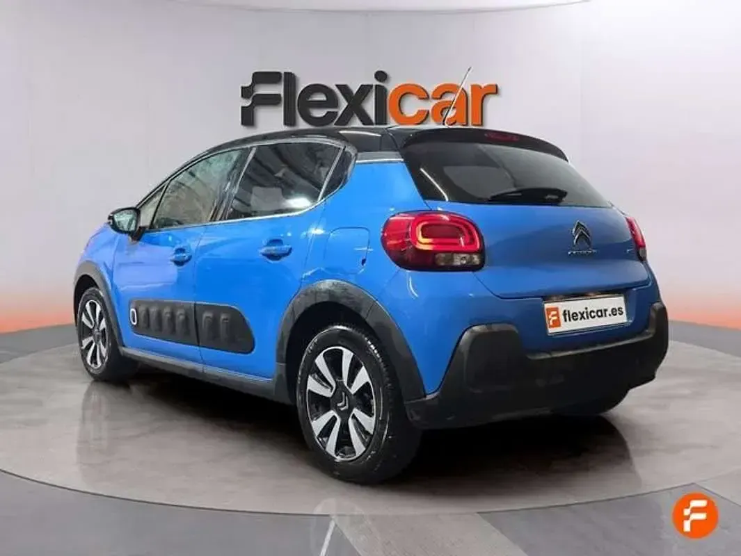 Usado Citroën C3 Feel 110 CV (80 kW) 2019 Azul Utilitario