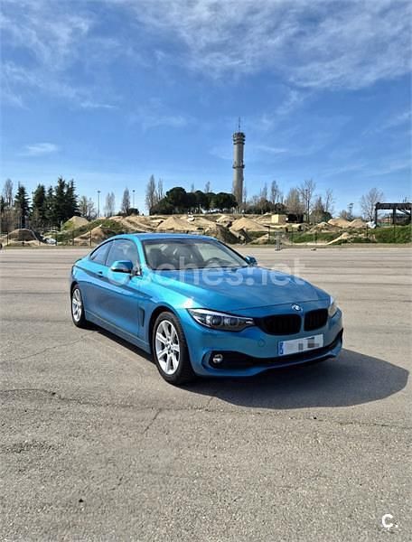 Usado BMW 420 184 CV (135 kW) 2017 Azul Coupe