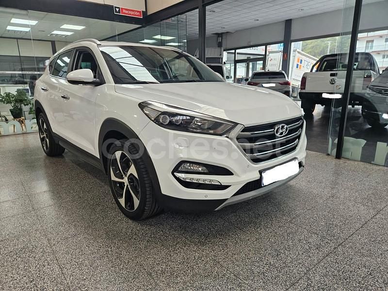 Blanco Usado 2017 Hyundai Tucson SUV | 18.900 € (Precio justo) - Imagen 1/4