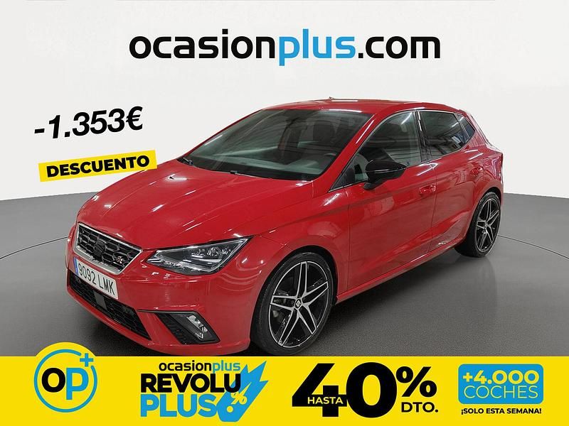 Usado Seat Ibiza FR 110 CV (80 kW) 2021 Rojo Utilitario