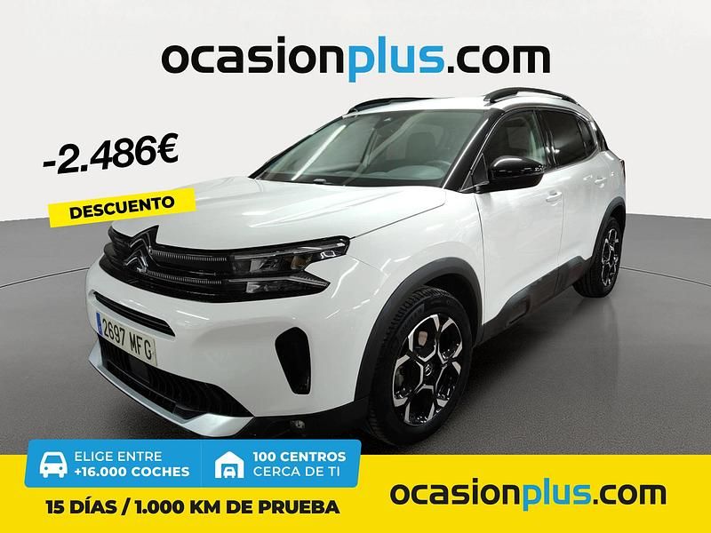 Blanco Usado 2023 Citroën C5 Aircross Feel SUV | 21.300 € (Un poco caro) - Imagen 1/4