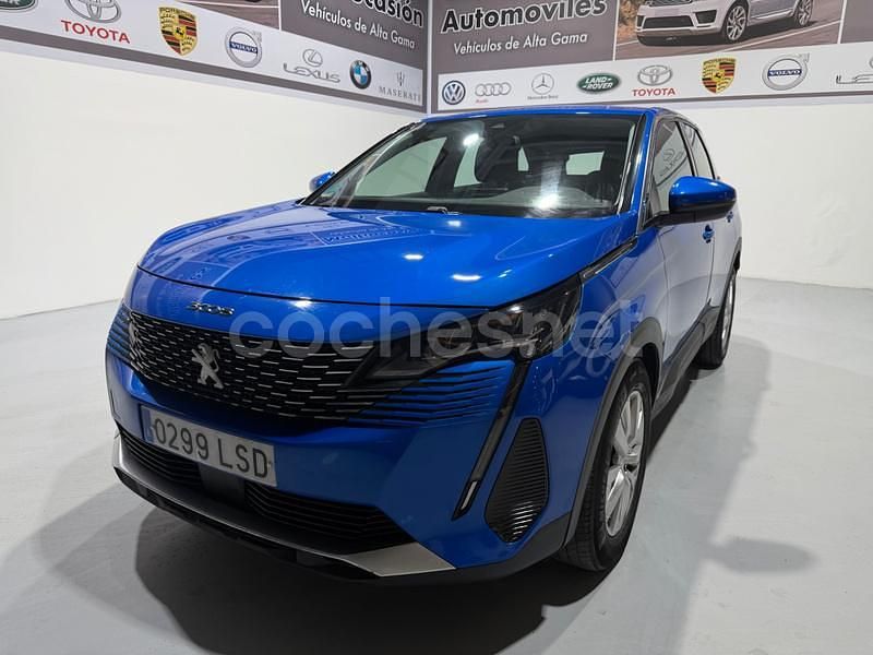 Usado Peugeot 3008 Active 130 CV (95 kW) 2021 Azul SUV