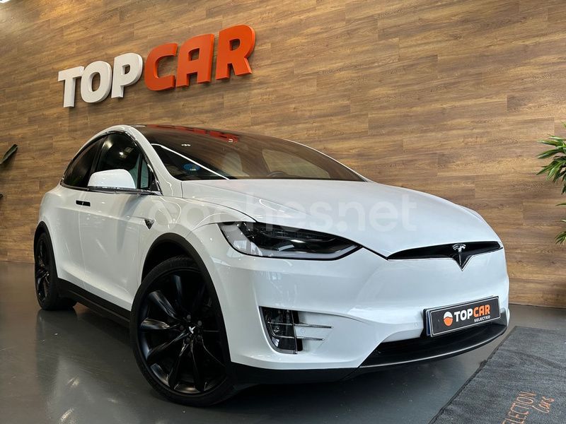 Blanco Usado 2019 Tesla Model X SUV | 47.990 € (Caro) - Imagen 1/4
