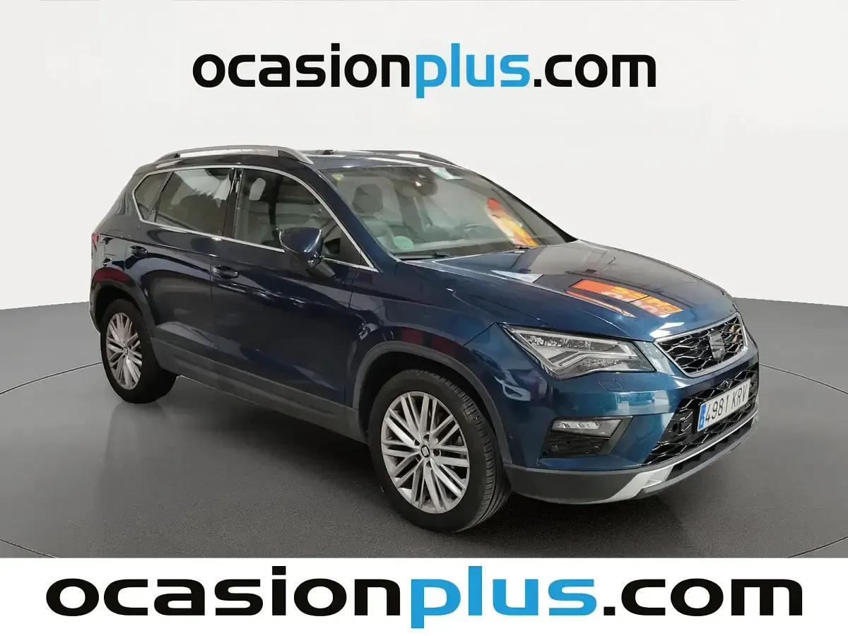 Usado Seat Ateca 4Drive 190 CV (139 kW) 2018 Azul SUV