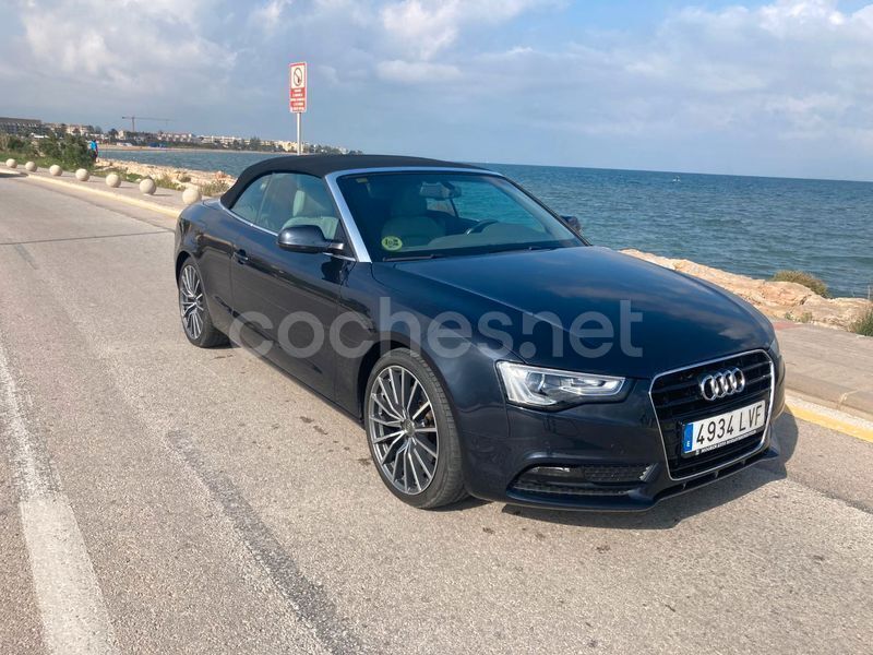Usado Audi A5 Cabriolet 177 CV (130 kW) 2014 Azul Descapotable