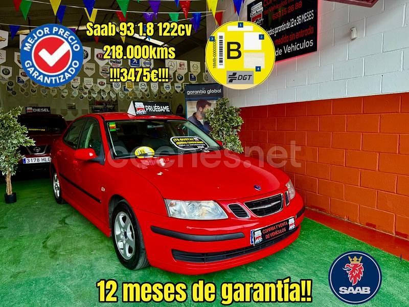 Rojo Usado 2005 Saab 9-3 Vector Berlina | 3475 € (Precio justo) - Imagen 1/4