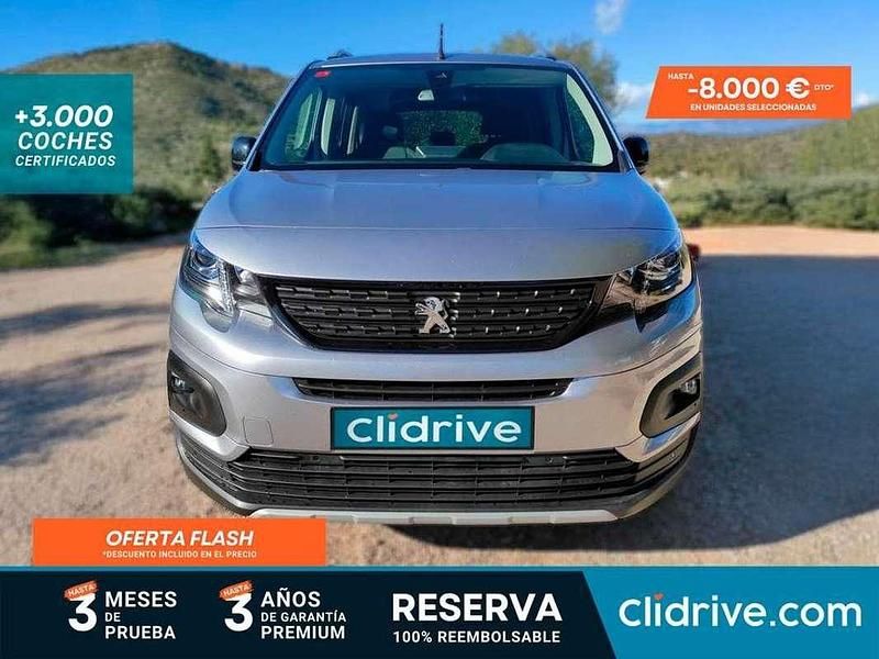 Usado Peugeot Rifter GT-line 131 CV (96 kW) 2020 Gris Monovolumen