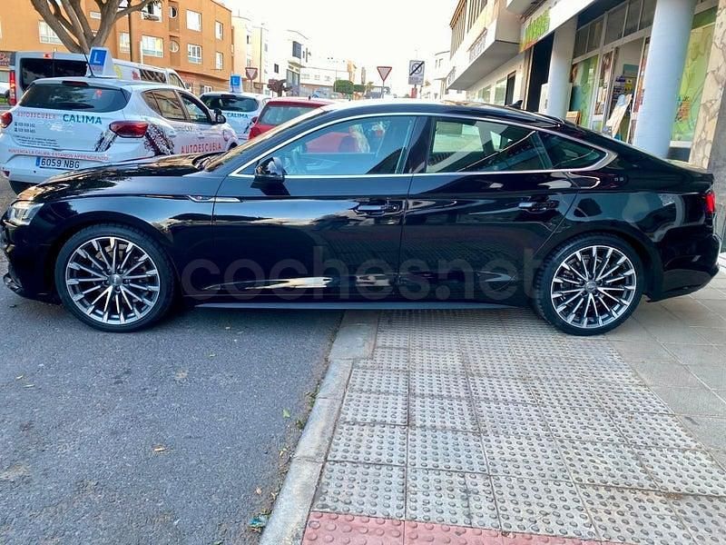 Usado Audi A5 Sportback 190 CV (139 kW) 2018 Negro Utilitario