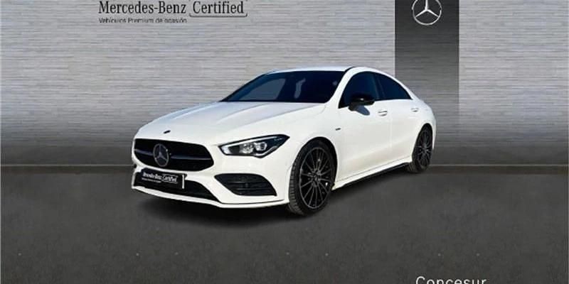 Blanco Usado 2021 Mercedes CLA180 Berlina | 31.900 € (Precio justo) - Imagen 1/4