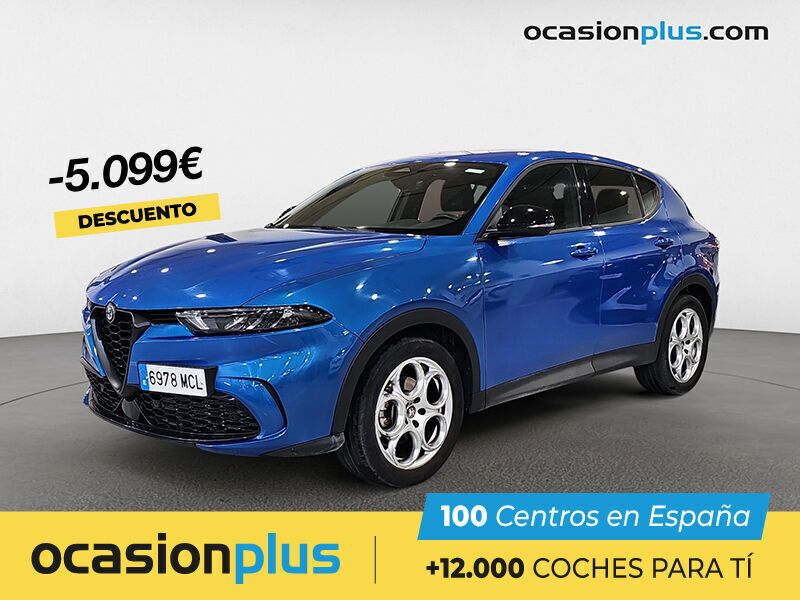 Azul Usado 2022 Alfa Romeo Tonale Sprint SUV | 24.850 € (Precio justo) - Imagen 1/4