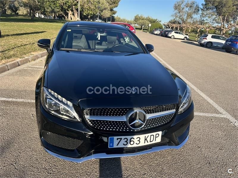 Usado Mercedes C300 AMG line 245 CV (180 kW) 2017 Negro Coupe