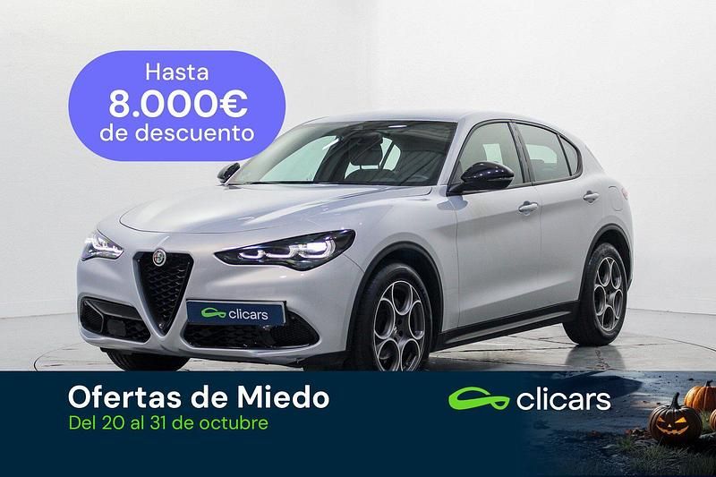 Gris Usado 2023 Alfa Romeo Stelvio Sprint SUV | 28.490 € (Buen precio) - Imagen 1/4