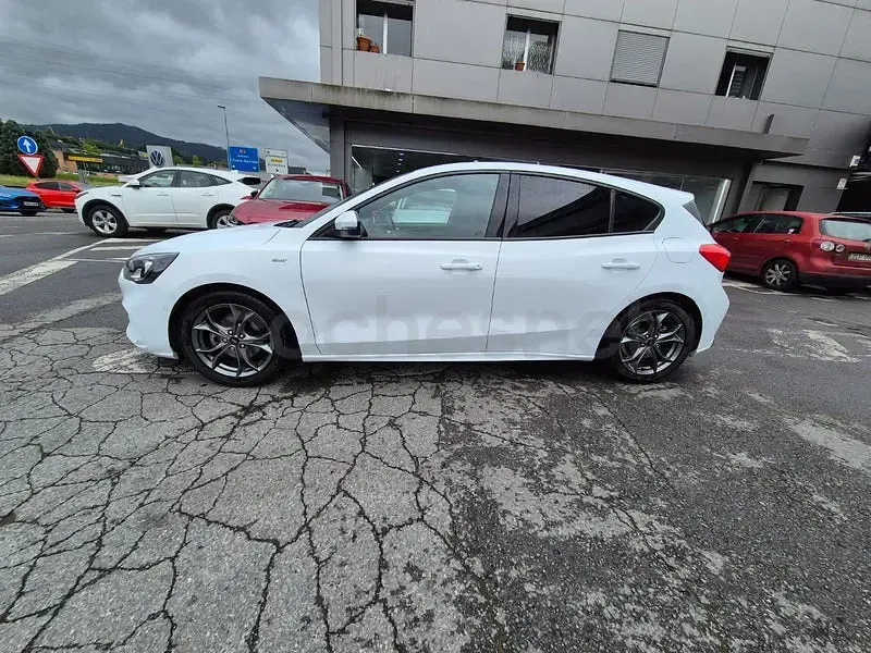 Usado Ford Focus ST-Line 125 CV (91 kW) 2019 Blanco Berlina