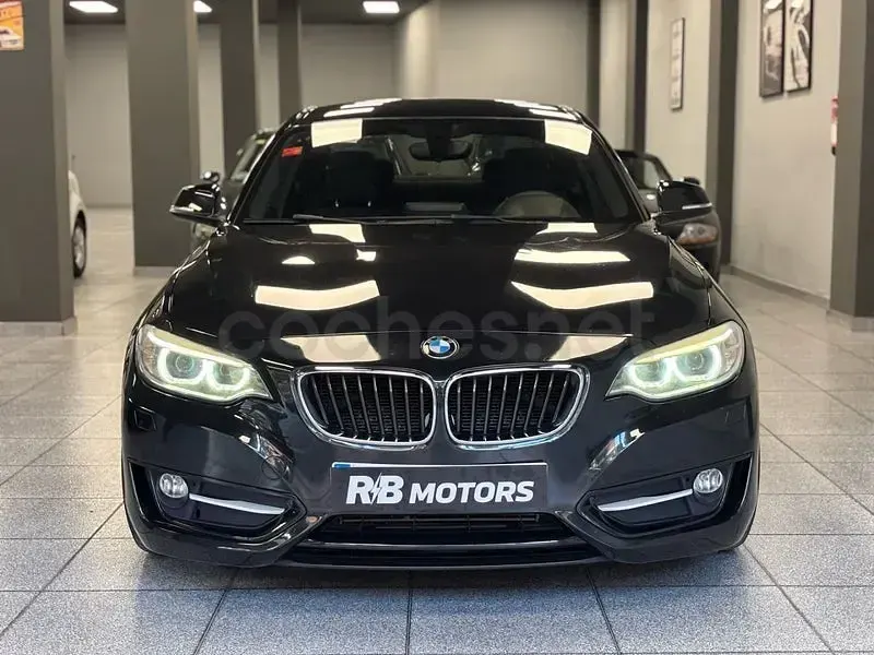 Usado BMW 220 Sport Line 190 CV (139 kW) 2015 Negro Coupe