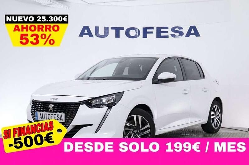 Usado Peugeot 208 Allure 101 CV (74 kW) 2021 Blanco Utilitario