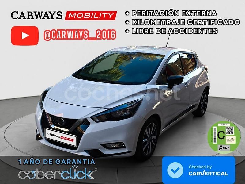 Usado Nissan Micra 92 CV (67 kW) 2021 Blanco Utilitario