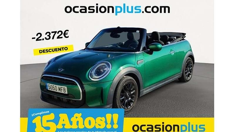 Verde Usado 2023 Mini Cooper Cabriolet Descapotable | 23.728 € (Precio justo) - Imagen 1/4
