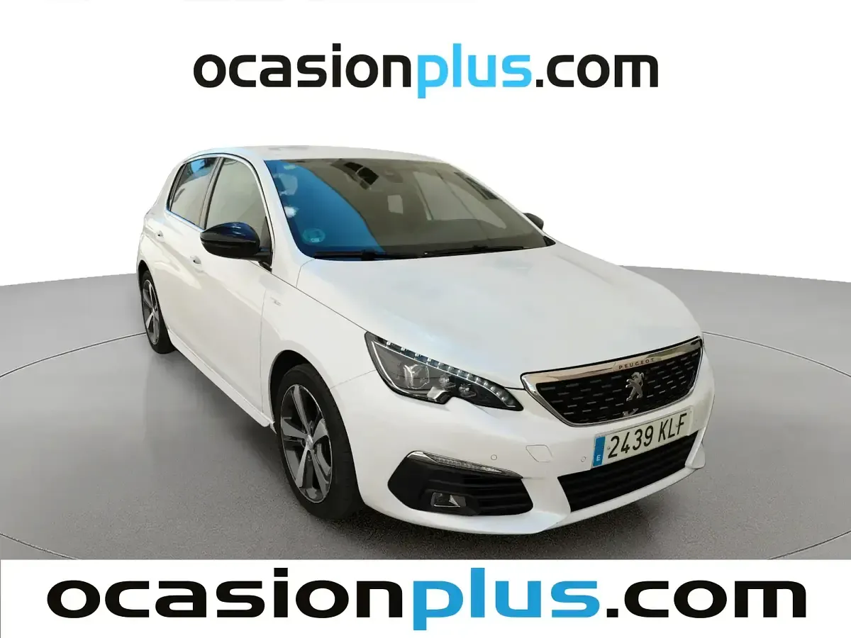 Usado Peugeot 308 GT-line 130 CV (95 kW) 2018 Blanco