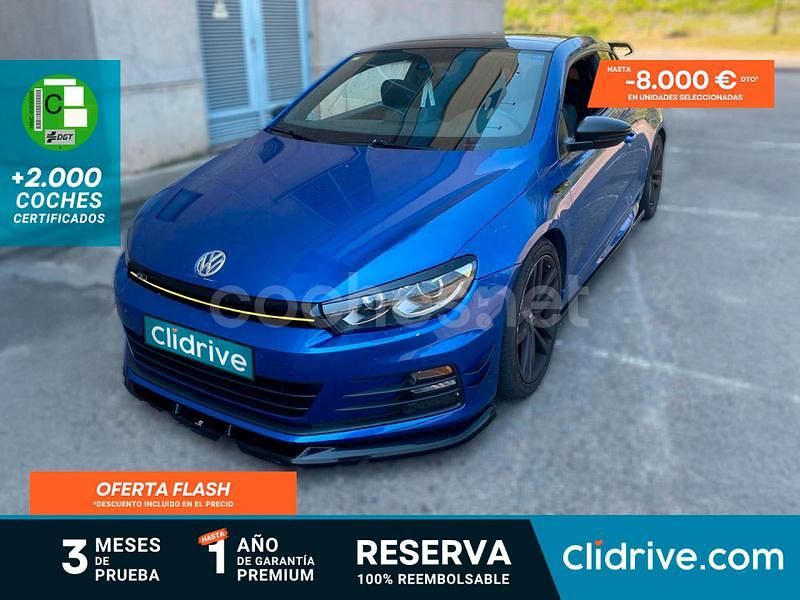 Azul Usado 2015 VW Scirocco R-line Coupe | 16.490 € (Precio justo) - Imagen 1/3