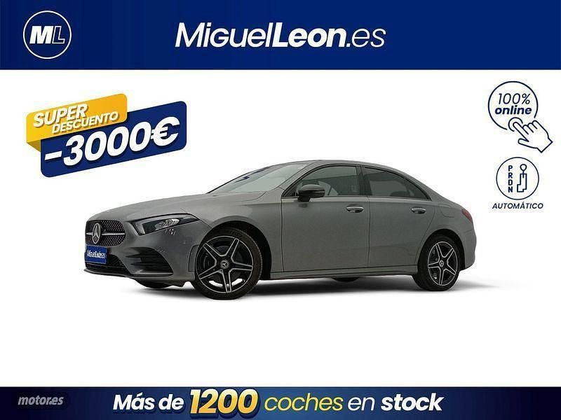 Gris Usado 2022 Mercedes A250 Berlina | 32.985 € (Un poco caro) - Imagen 1/3