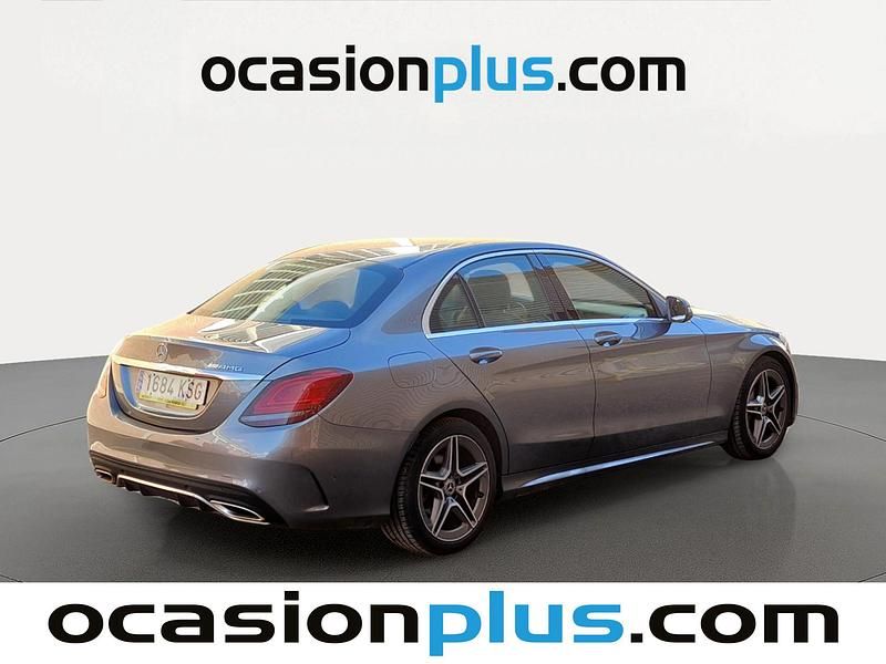 Usado Mercedes C200 AMG 184 CV (135 kW) 2018 Plateado Berlina