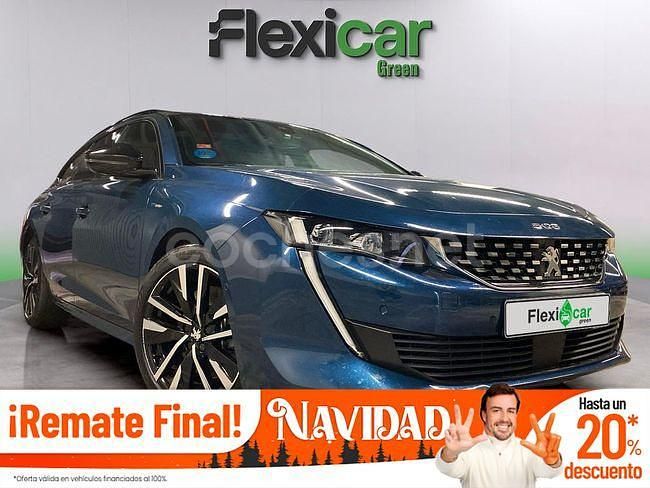 Azul Usado 2021 Peugeot 508 GT Familiar | 19.490 € (Buen precio) - Imagen 1/4