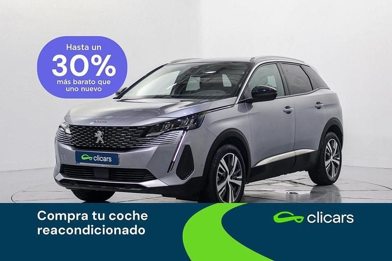 Gris Usado 2021 Peugeot 3008 Allure SUV | 19.490 € (Precio justo) - Imagen 1/4