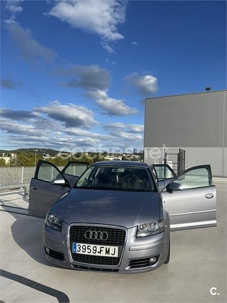 Gris / plata Usado 2007 Audi A3 Sportback Ambition Berlina | 10.000 € (Un poco caro) - Imagen 1/4