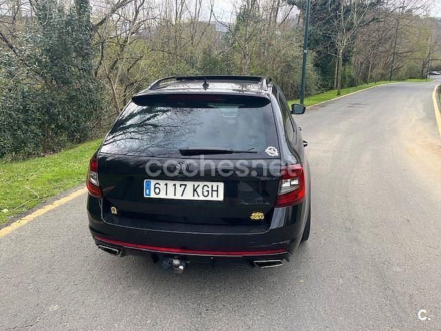 Usado Skoda Octavia RS 230 CV (169 kW) 2017 Negro Familiar