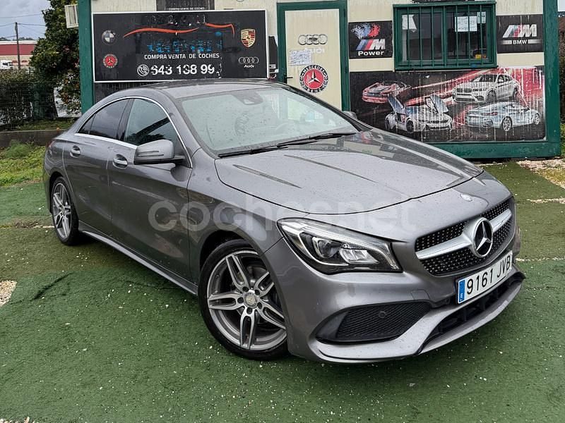 Usado Mercedes CLA200 136 CV (100 kW) 2017 Gris / plata Berlina
