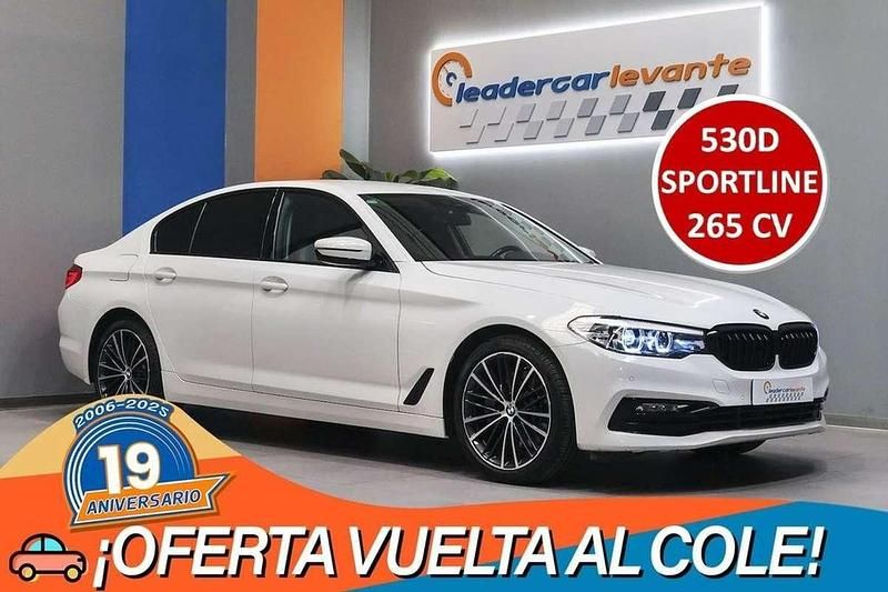 Blanco Usado 2017 BMW 530 Sport Line Berlina | 27.900 € (Precio justo) - Imagen 1/4