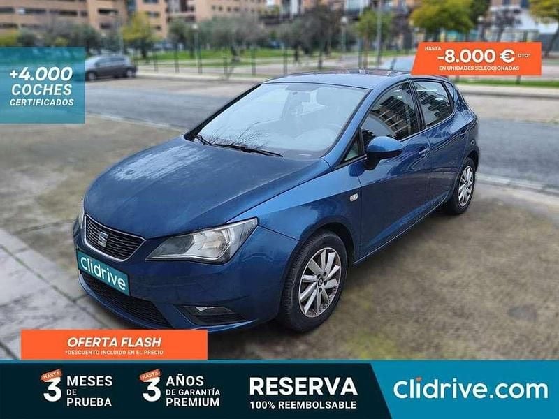 Usado Seat Ibiza Style 105 CV (77 kW) 2014 Azul Utilitario