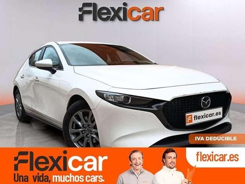 Blanco Usado 2025 Mazda 3 Prime-Line Berlina | 21.490 € (Precio justo) - Imagen 1/4