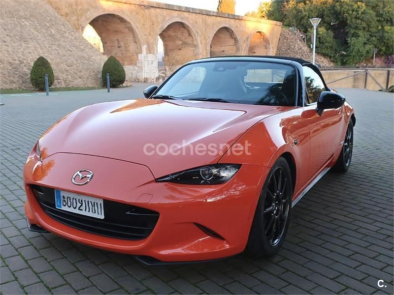 Usado Mazda MX5 184 CV (135 kW) 2019 Naranja Descapotable