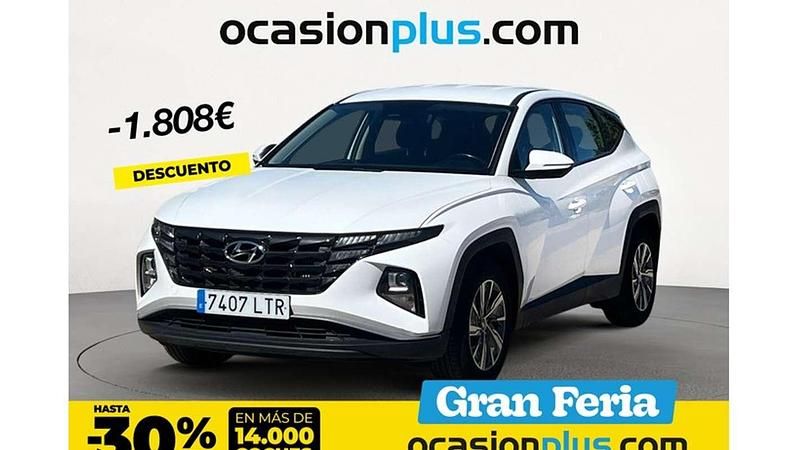 Blanco Usado 2021 Hyundai Tucson SUV | 18.082 € (Precio justo) - Imagen 1/4