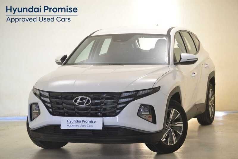Atlas white Usado 2023 Hyundai Tucson SUV | 26.200 € (Un poco caro) - Imagen 1/4