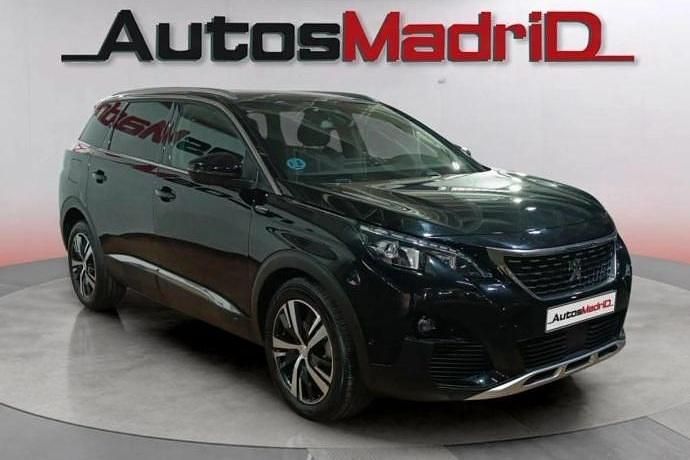 Negro Usado 2019 Peugeot 5008 Allure Monovolumen | 18.490 € (Precio justo) - Imagen 1/4