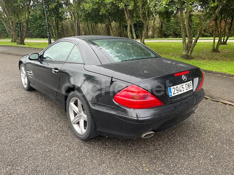 Usado Mercedes SL350 245 CV (180 kW) 2003 Negro Descapotable